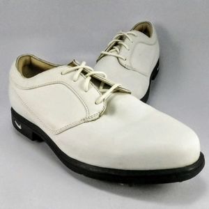Nike AIR COMFORT Golf Shoe Women's White Leather Champ Soft Spike Lace Up New